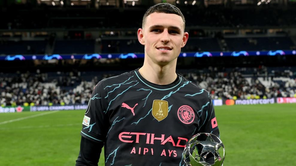 PHIL FODEN HOMME DU MATCH VS REAL DE MADRID UCL – Quality Authentic