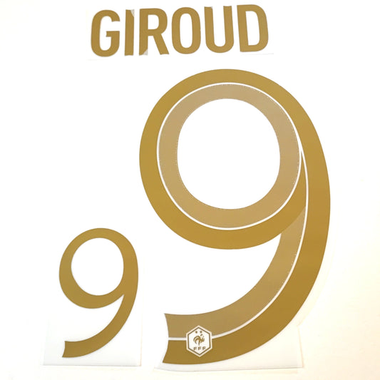 FLOCAGES OFFICIELS ÉQUIPE DE FRANCE ⚜️  FFF Olivier GIROUD #9